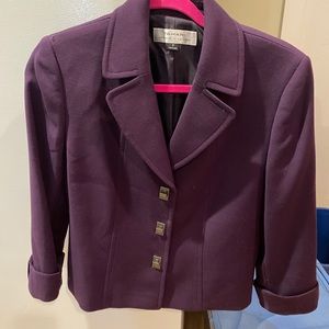Purple Tahari Suit Jacket